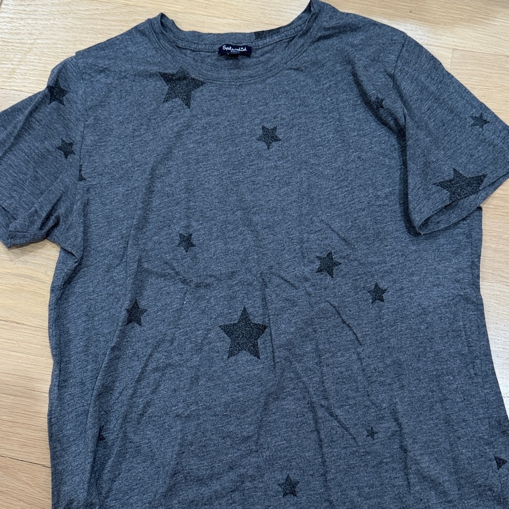 Splendid Charcoal Star Tee
